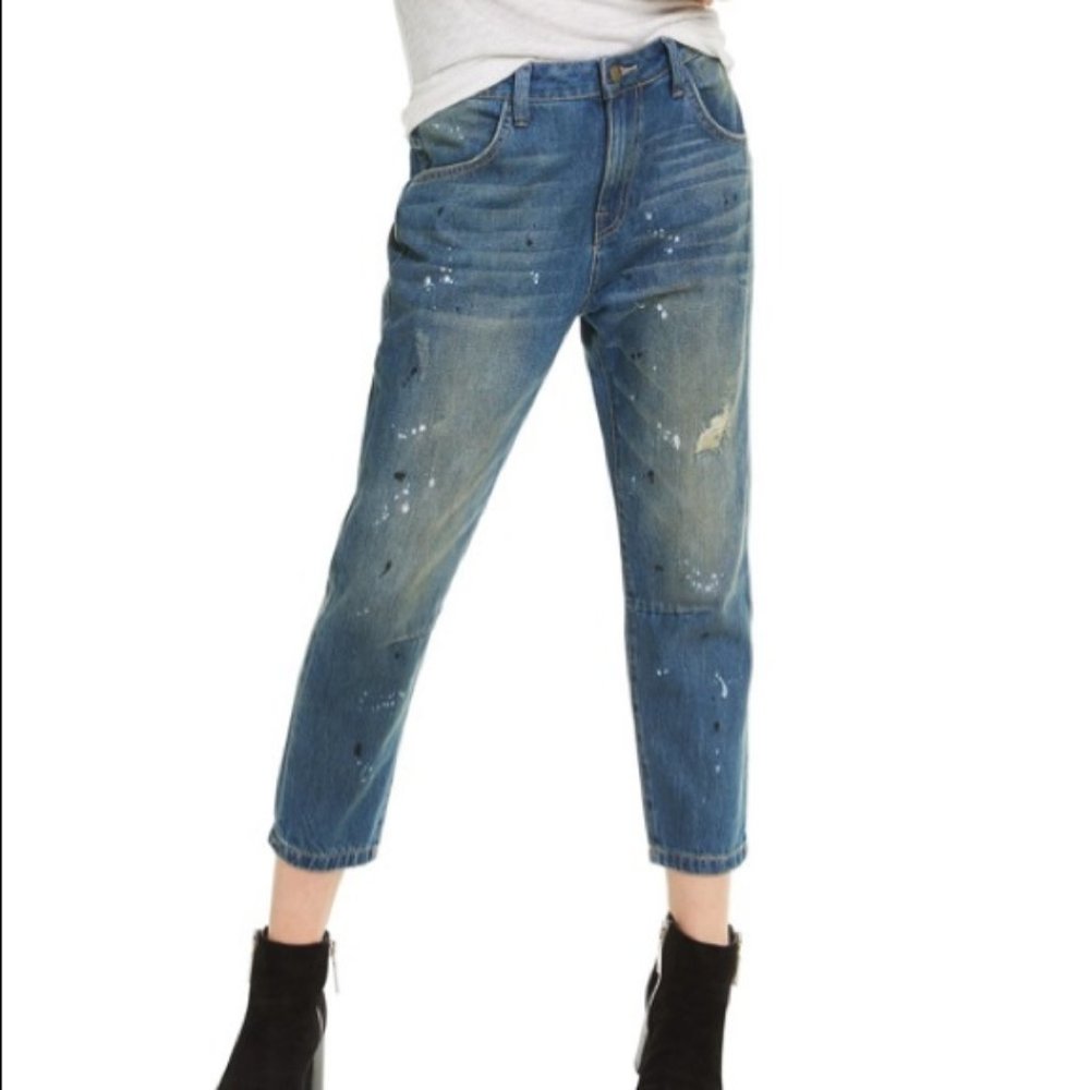 NEW Wildfox Baggy Crop Jeans in Da Vinci